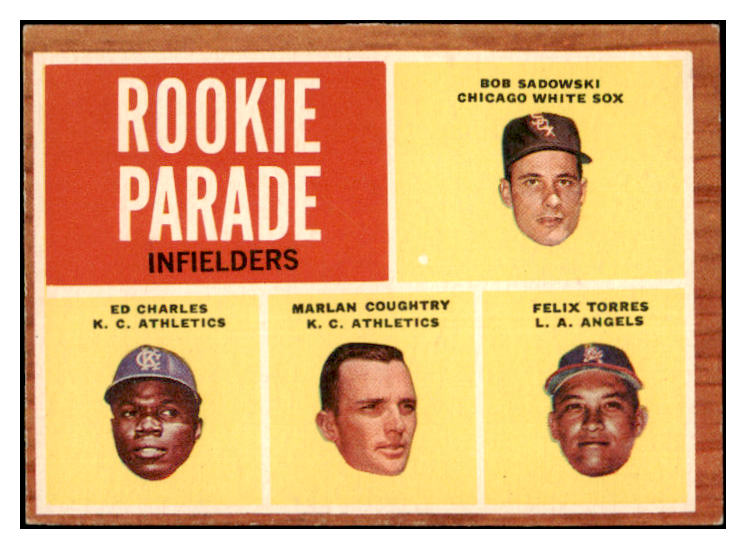 1962 Topps Baseball #595 Ed Charles A's EX-MT 528905