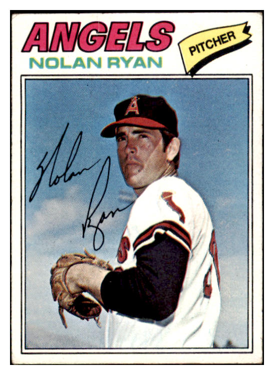 1977 Topps Baseball #650 Nolan Ryan Angels EX 528912