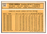 1963 Topps Baseball #340 Yogi Berra Yankees EX 528919