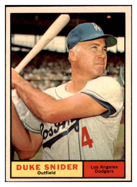 1961 Topps Baseball #443 Duke Snider Dodgers NR-MT 528930