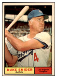 1961 Topps Baseball #443 Duke Snider Dodgers NR-MT 528930