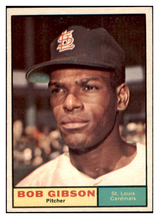 1961 Topps Baseball #211 Bob Gibson Cardinals NR-MT 528939