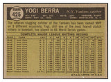 1961 Topps Baseball #425 Yogi Berra Yankees NR-MT 528942
