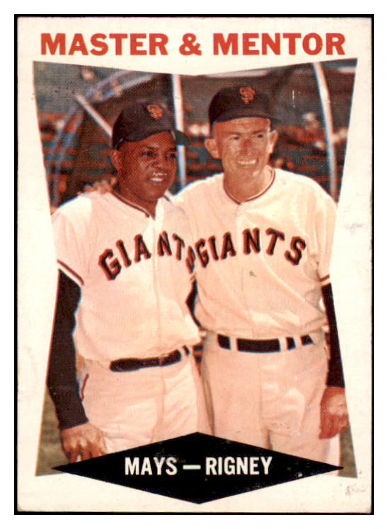1960 Topps Baseball #007 Willie Mays Bill Rigney EX 528944