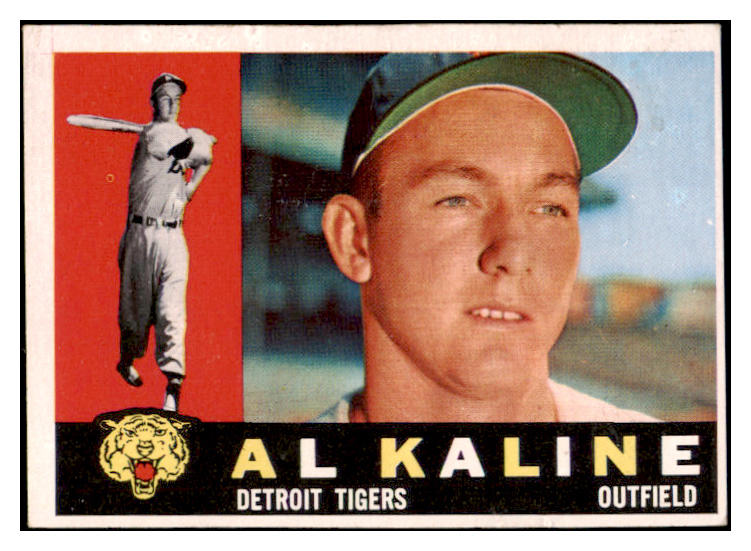 1960 Topps Baseball #050 Al Kaline Tigers EX+/EX-MT 528949