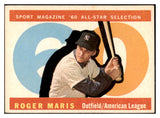 1960 Topps Baseball #565 Roger Maris A.S. Yankees EX+/EX-MT 528950