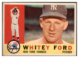 1960 Topps Baseball #035 Whitey Ford Yankees EX+/EX-MT 528953