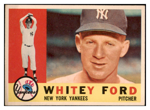 1960 Topps Baseball #035 Whitey Ford Yankees EX+/EX-MT 528953