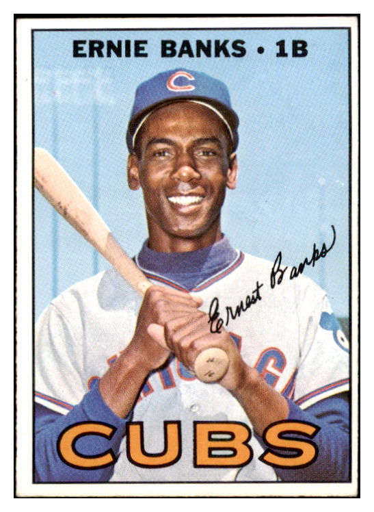 1967 Topps Baseball #215 Ernie Banks Cubs EX 528954