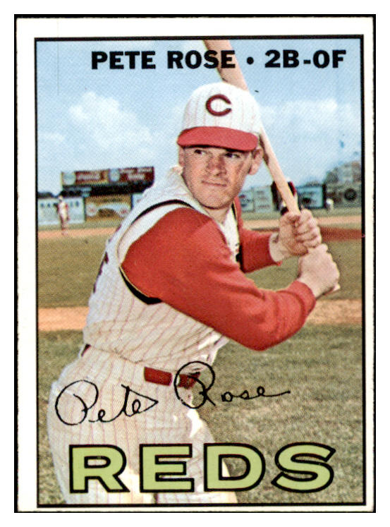1967 Topps Baseball #430 Pete Rose Reds EX 528955
