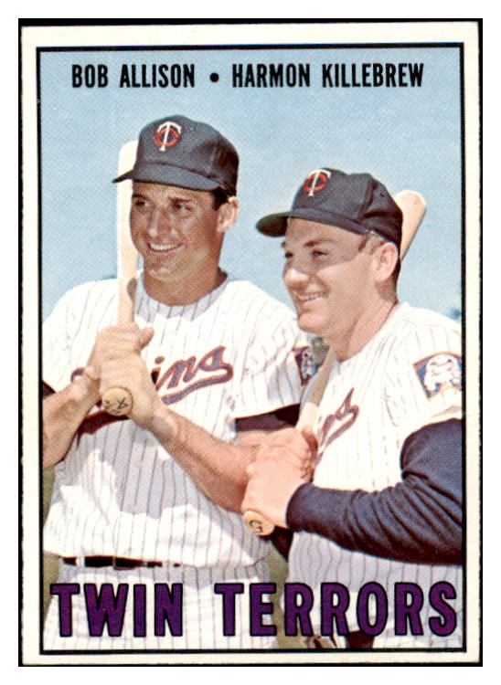 1967 Topps Baseball #334 Harmon Killebrew Bob Allison NR-MT 528958