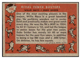 1958 Topps Baseball #436 Willie Mays Duke Snider EX+/EX-MT 528967