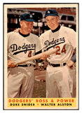 1958 Topps Baseball #314 Duke Snider Walter Alston EX+/EX-MT 528976