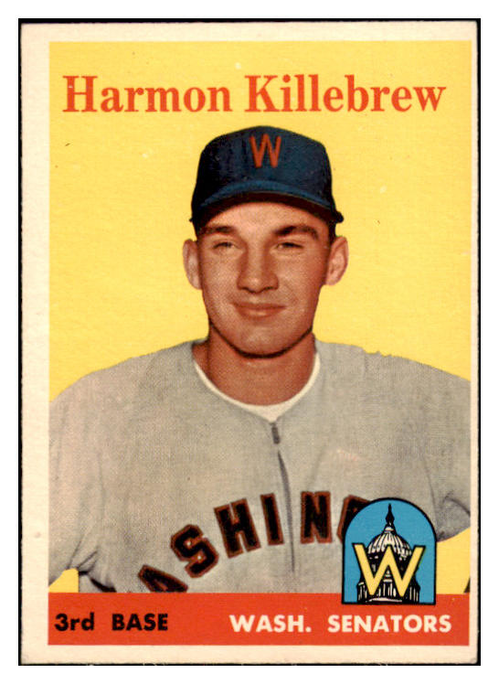 1958 Topps Baseball #288 Harmon Killebrew Senators EX+/EX-MT 528982