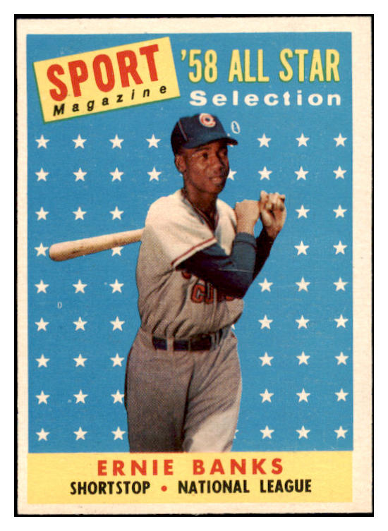 1958 Topps Baseball #482 Ernie Banks A.S. Cubs NR-MT 528983
