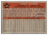 1958 Topps Baseball #482 Ernie Banks A.S. Cubs NR-MT 528983