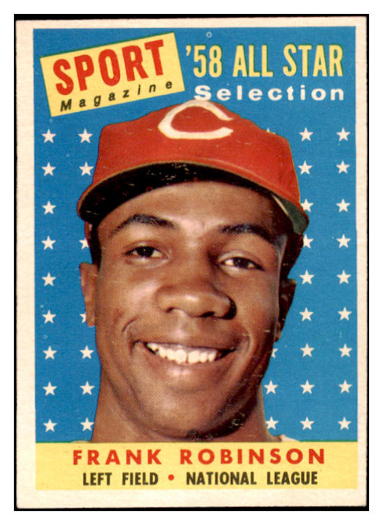1958 Topps Baseball #484 Frank Robinson A.S. Reds NR-MT 528984
