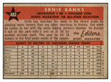 1958 Topps Baseball #482 Ernie Banks A.S. Cubs EX 528987