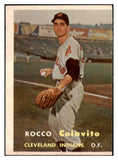 1957 Topps Baseball #212 Rocky Colavito Indians GD-VG 528991