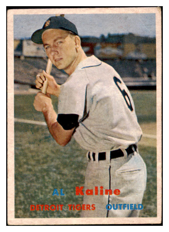 1957 Topps Baseball #125 Al Kaline Tigers GD-VG 528993
