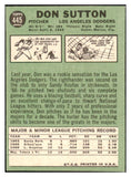 1967 Topps Baseball #445 Don Sutton Dodgers EX-MT 529004
