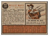 1962 Topps Baseball #300 Willie Mays Giants VG-EX 529008