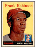 1958 Topps Baseball #285 Frank Robinson Reds EX-MT 529030