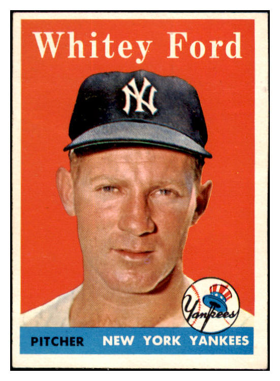 1958 Topps Baseball #320 Whitey Ford Yankees EX-MT 529034