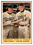 1958 Topps Baseball #314 Duke Snider Walter Alston EX-MT 529039