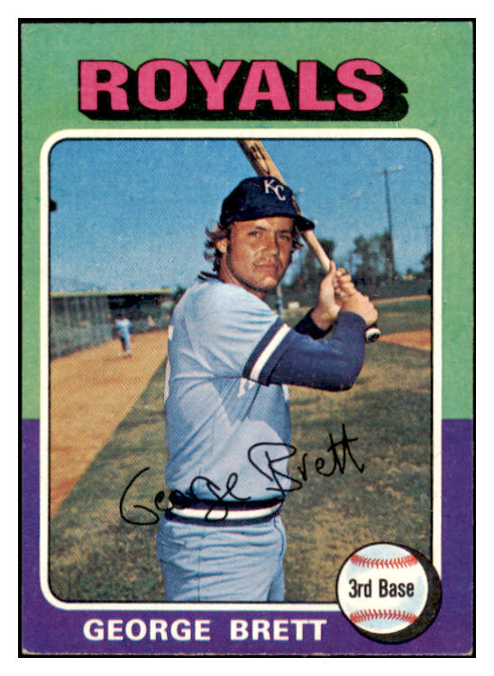 1975 Topps Baseball #228 George Brett Royals EX+/EX-MT 529055