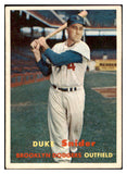 1957 Topps Baseball #170 Duke Snider Dodgers EX-MT 529059