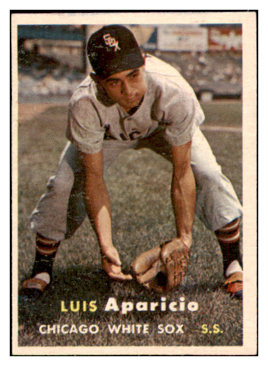 1957 Topps Baseball #007 Luis Aparicio White Sox EX-MT 529066