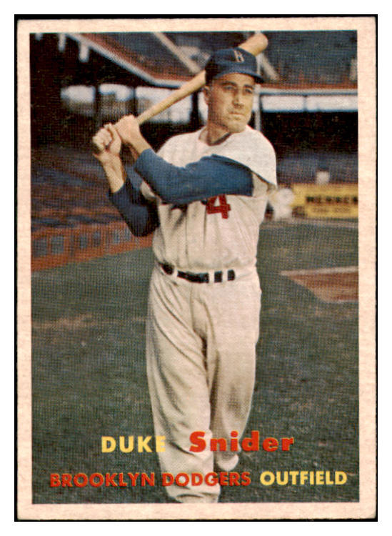 1957 Topps Baseball #170 Duke Snider Dodgers EX-MT 529074