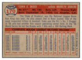 1957 Topps Baseball #170 Duke Snider Dodgers EX-MT 529074