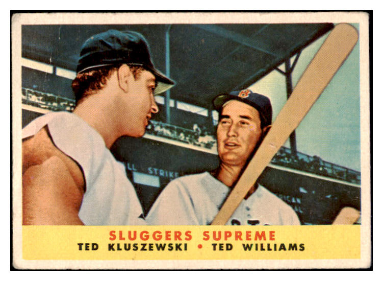 1958 Topps Baseball #321 Ted Williams Ted Kluszewski GD-VG 529083