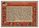1958 Topps Baseball #321 Ted Williams Ted Kluszewski GD-VG 529083