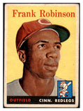 1958 Topps Baseball #285 Frank Robinson Reds GD-VG 529086