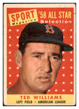 1958 Topps Baseball #485 Ted Williams A.S. Red Sox VG 529088