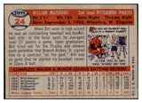 1957 Topps Baseball #024 Bill Mazeroski Pirates VG-EX 529094