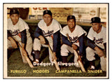 1957 Topps Baseball #400 Roy Campanella Duke Snider Gil Hodges EX-MT 529095