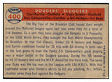 1957 Topps Baseball #400 Roy Campanella Duke Snider Gil Hodges EX-MT 529095