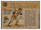 1960 Topps Baseball #564 Willie Mays A.S. Braves VG-EX 529101