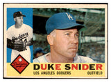 1960 Topps Baseball #493 Duke Snider Dodgers VG-EX 529103