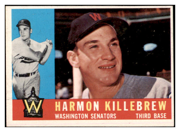 1960 Topps Baseball #210 Harmon Killebrew Senators EX-MT 529109