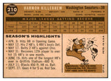 1960 Topps Baseball #210 Harmon Killebrew Senators EX-MT 529109