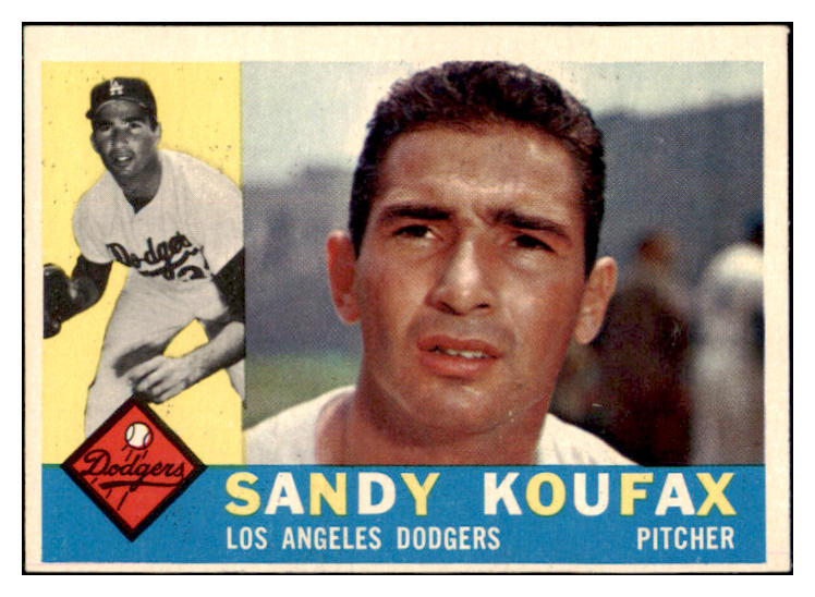 1960 Topps Baseball #343 Sandy Koufax Dodgers EX-MT 529113