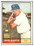 1961 Topps Baseball #035 Ron Santo Cubs EX-MT 529126