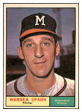1961 Topps Baseball #200 Warren Spahn Braves EX-MT 529139