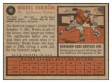 1962 Topps Baseball #045 Brooks Robinson Orioles EX-MT 529159