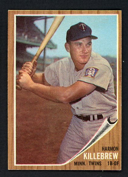 1962 Topps Baseball #070 Harmon Killebrew Twins EX-MT 529161